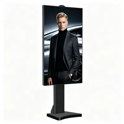 3000 Nits High Bright 55 Inch Window Facing LCD Display Car Showroom Freestanding Promotion Player