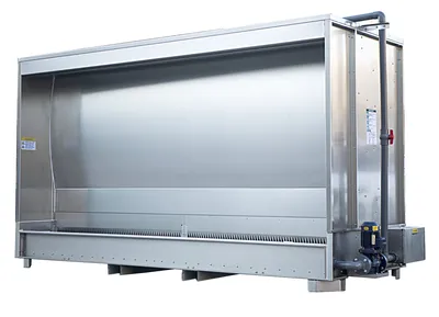 201 Stainless Steel Water Curtain Booth for Paint Spray, Standard & Custom Length