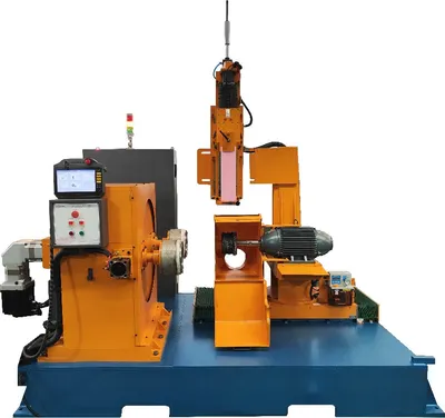 Inside (Double Workpiece) Automatic Polishing Machine, Rotating Double-Station Workbench Design/Pot, Double Workpiece Structure, Astic Material Polishing Wheel