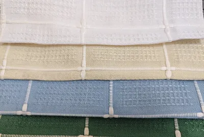 Waffle Plaid Table Cloth Fabric for Stylish Home Decor