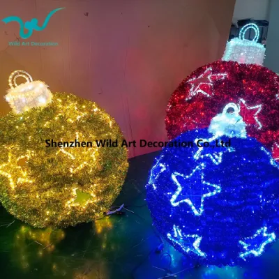 Holiday Lighting Christmas Balls for Outdoor