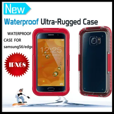 2015 Mobile Phone Cover Waterproof Case for Samsung Galaxy S6 and S6 Edge
