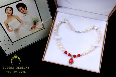 Fashion Female Beautiful Freshwater Pearl Necklace (XL1701)