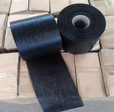 Cold construction network-shaped crack maintenance material - basalt mesh crack patch
