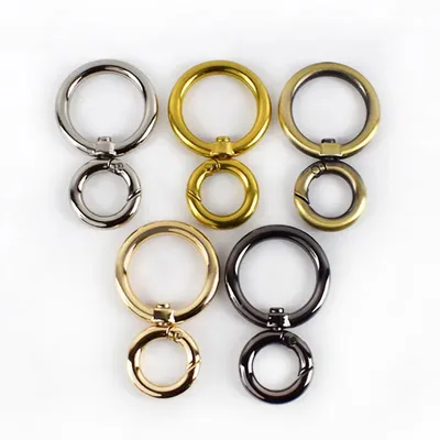 25mm O Ring Keychain Clasp Bag Strap Connector Spring Buckle Handbag Accessories Swivel Hook