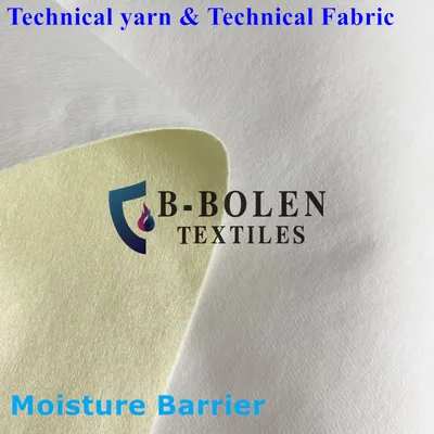 Heat Insulation Moisture Barrier Aramid Fabric PTFE Laminated for Firefighter Suits