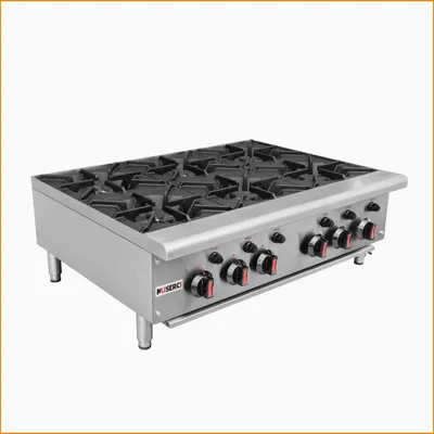 Commercial Gas Stove 4 Burner Heavy Duty Restaurant Cooking Range