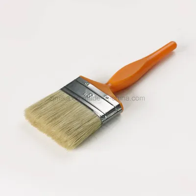 Factory Price Flat Paint Brush with Plastic Handle