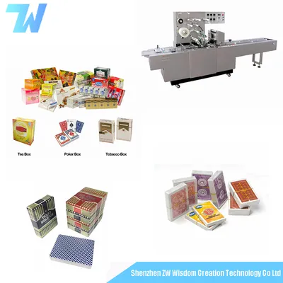 Playing Cards Cellophane Wrapping Machine