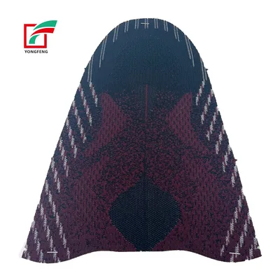 Breathable and Comfortable Flyknitted Fabric for Sport Shoes Upper/Flying Weaving Customized Pattern for Shoe Upper Vamp Part.