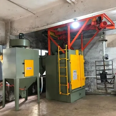 Double Hook Thin Plate Special Shot Blasting Machine, Small Hook Steel Structure Casting Cleaning Machine Equipment