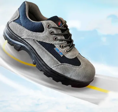 Lightweight Breathable Comfortable Anti-Smashing Safety Shoes
