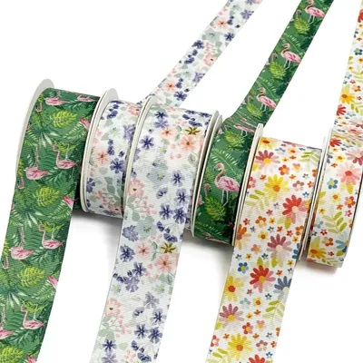 Spring and Summer Floral Ribbon for Elegant Home Decor