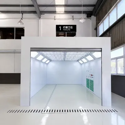 Zonben Aluminum Repair Sanding Station Compact Affordable Dust Extraction Preparation Booth for Metal Surface Preparation