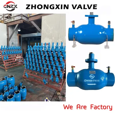 Nickel-Plated, Leak-Proof, Stable-Performance, Sturdy, and High-Tech Fully Welded Ball Valve.