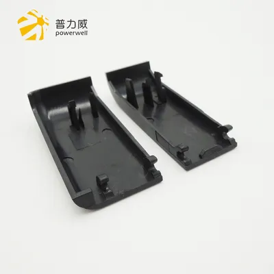 Custom Black End Cover ABS Injection Plastic Parts