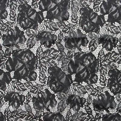 Latest New Style Nylon Cotton Rayon Lace Knitted Lace Fabric for Garment