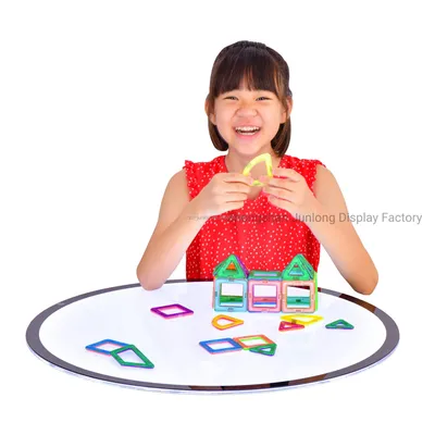High Quality Round Acrylic Tracing Pad Adjustable Brightness Educational Sensory Light Panel
