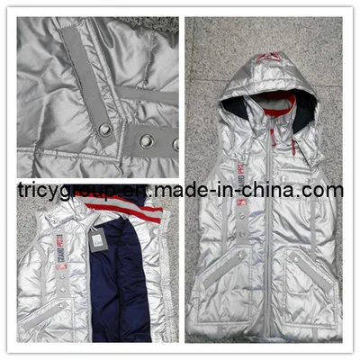 Ladies Fashion Winter Waistcoat with Hat (LVN9)