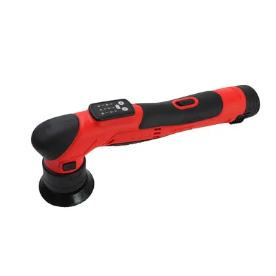 12V Cordless Dual Action Mini Car Polisher with 30mm/50mm/70mm Backing Pad and 32 Accessories