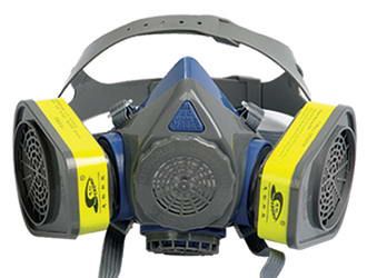 Silica Gel Gas Mask (Double Cartridge)