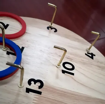 Hot Seller Throw Ring Game Wood Hook and Ring Toss Game Set