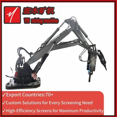 Hydraulic Control Pedestal Breaker Boom System for Mining Crusher