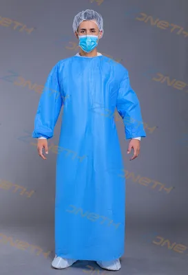 45GSM SMMS Non-Woven Ultrasonic Heat Sealing Disposable Isolation Clothing Universal Resistance AAMI Level 2 FDA CE ISO9001 ISO 13485