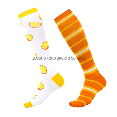 OEM Custom Logo Fashionable Design Compression Socks