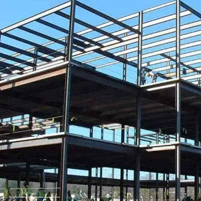 Earthquake Resistant Multi-Story Steel Structure Building Three-Dimensional Garage Warehouse