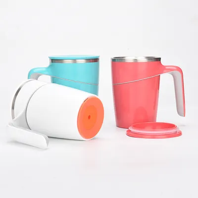 Hot Selling Multi-Function Office and Car Use   Double Wall   Magic Suction Travel Mug