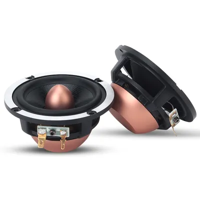 RMS 50W 4/3.5 Inch 4 Ohm Non-Pressed Paper Cone Car Midrange Speaker