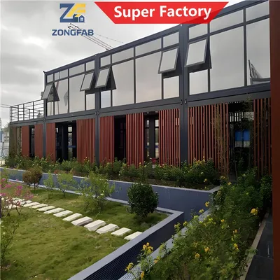 Luxury Steel Detachable Assembly Prefab Prefabricated Container Building Housing Accommodation Residential Project Hotel Restaurant Building