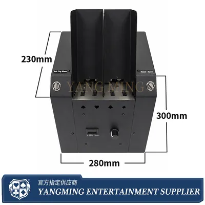 Speed-Adjustable Double-Port Poker Card Destroyer