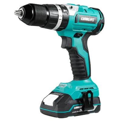 20V Brushless Motor Drill Machine Matkap Set 2-13mm Metal Chuck Cordless Drill