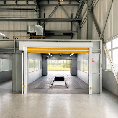 Zonben Digital Light Duty Professional Spot Repair Booth for Bus Body Repair