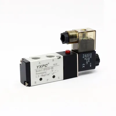 Customization 5 Way 4V210-08 Air Pneumatic Solenoid Valve 12V