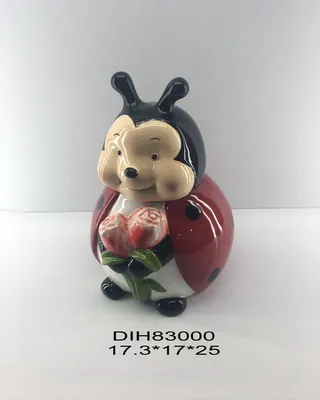 Ceramic Insect Ladybird Box