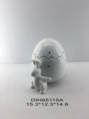Ceramic Animal Rabbit Back Egg Box