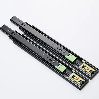 Full Extension Cold-Rolled Steel Push to Open Concealed Drawer Guides Invisible Drawer Slide