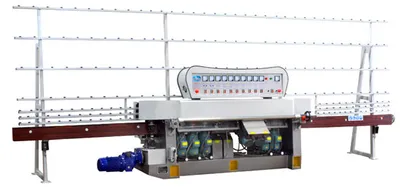 9 Motors Glass Edging Machine Straight Edging Machine