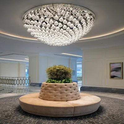 Hotel Project Decorative Large Crystal Chandelier for Convention Hall