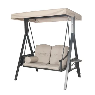Premium Rust-Resistant Outdoor Double Swing for Easy Cleaning