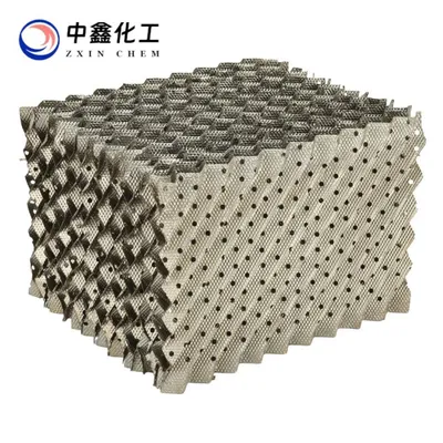 SS316 Metal Structured Corrugated Plate Tower Packing for Chemical Absorption Systems