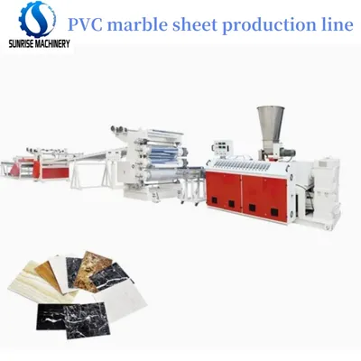 Plastic UPVC Window Door Profile Wall Panel PVC Marble Sheet Board Window Sill WPC Corner Bead Profile Extrusion Production Manufacturing Line