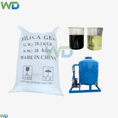 Silica Gel Decolorizing Sorbent for Waste Oil Purification and Bleaching