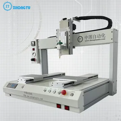 Glue Dispensing Machine Desktop 300ml-330ml RTV Glue Dispensing Machine Automatic Silicone Dispensing Robot
