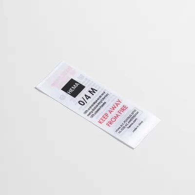 Grs-Certified Garment Label Soft Label Care Label for Clothing