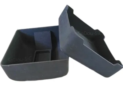 1650c Silicon Carbide Sic Tank Crucible Sagger Box for Battery Materials Kiln