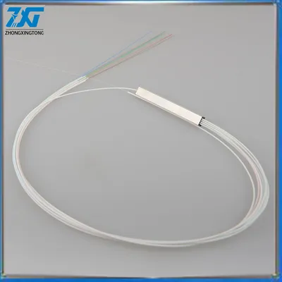 Fiber Optical PLC Splitter 1X8, Without Connector, G657A1 0.9mm Cable Length 1m